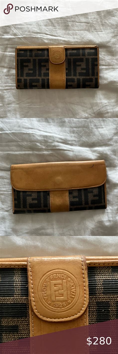 fendi roma italy 1925 wallet|FENDI ROMA ITALY 1925 vintage womens wallet .